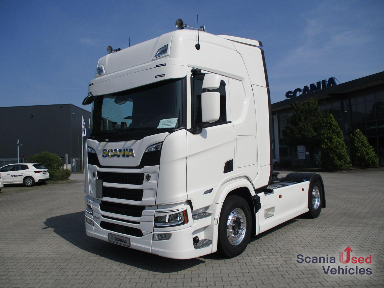 SCANIA R 500 A4x2NB, Hydraulik, Volluft, ALCOA, LED - Nyergesvontató: 1 kép. SCANIA R 500 A4x2NB, Hydraulik, Volluft, ALCOA, LED - Nyergesvontató: 1 kép.
