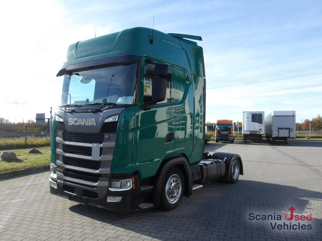 SCANIA S 450 A4x2EB / Lowliner - Nyergesvontató: 1 kép. SCANIA S 450 A4x2EB / Lowliner - Nyergesvontató: 1 kép.