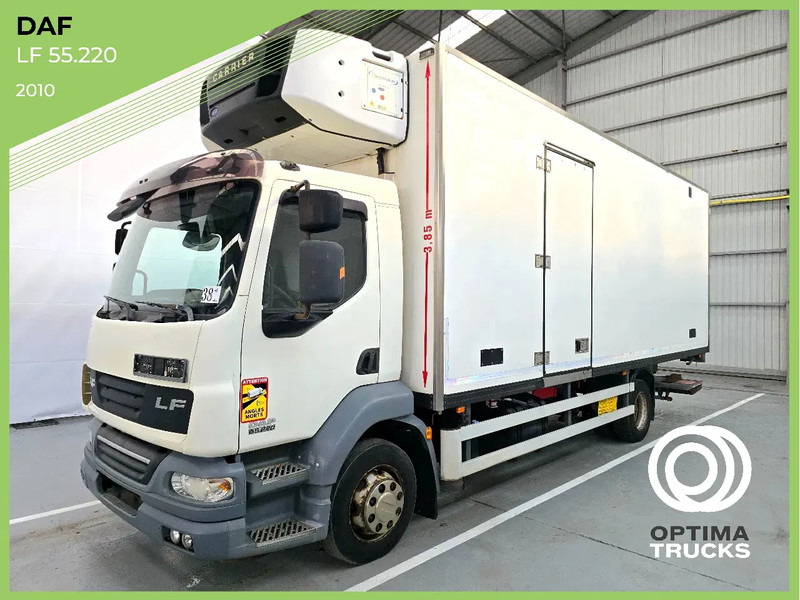 DAF LF 55.220 EURO 5 / CARRIER / MULTITEMPERATUUR / DHOLLANDIA - Hűtős teherautó: 1 kép. DAF LF 55.220 EURO 5 / CARRIER / MULTITEMPERATUUR / DHOLLANDIA - Hűtős teherautó: 1 kép.