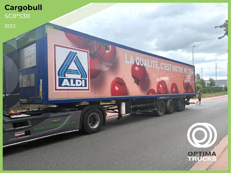 Schmitz Cargobull SCB*S3B / DHOLLANDIA 3000kg / LIFTAS / STUURAS - Félpótkocsi dobozos: 1 kép. Schmitz Cargobull SCB*S3B / DHOLLANDIA 3000kg / LIFTAS / STUURAS - Félpótkocsi dobozos: 1 kép.