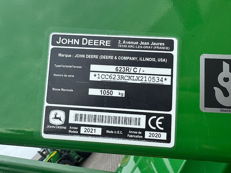 Traktor John Deere 6100M CQ 40KM + VOORLADER 2020 2590 UUR!!!: 7 kép.