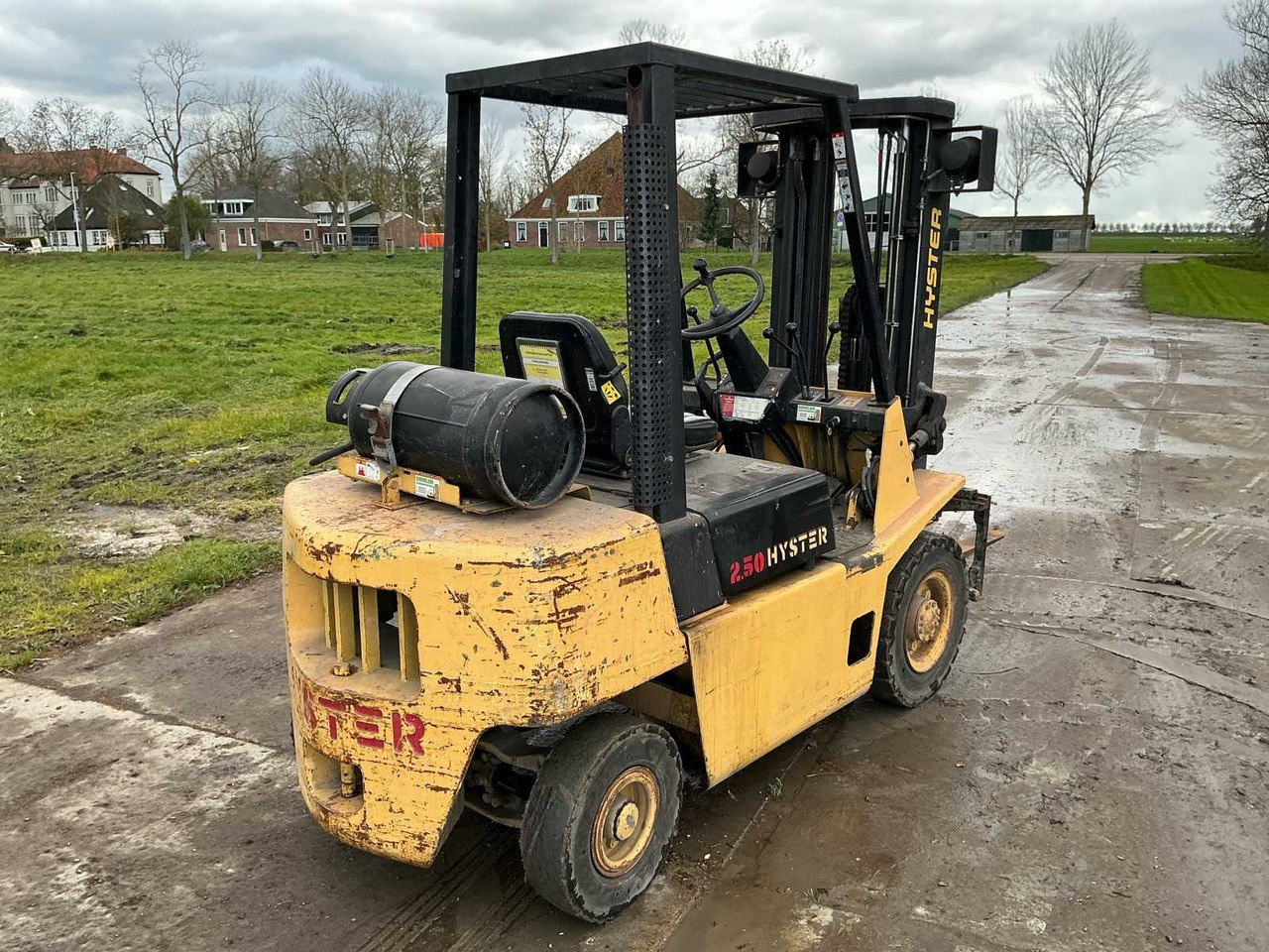 Villás targonca 1991 HYSTER 2.50XLX FORKLIFT: 8 kép.