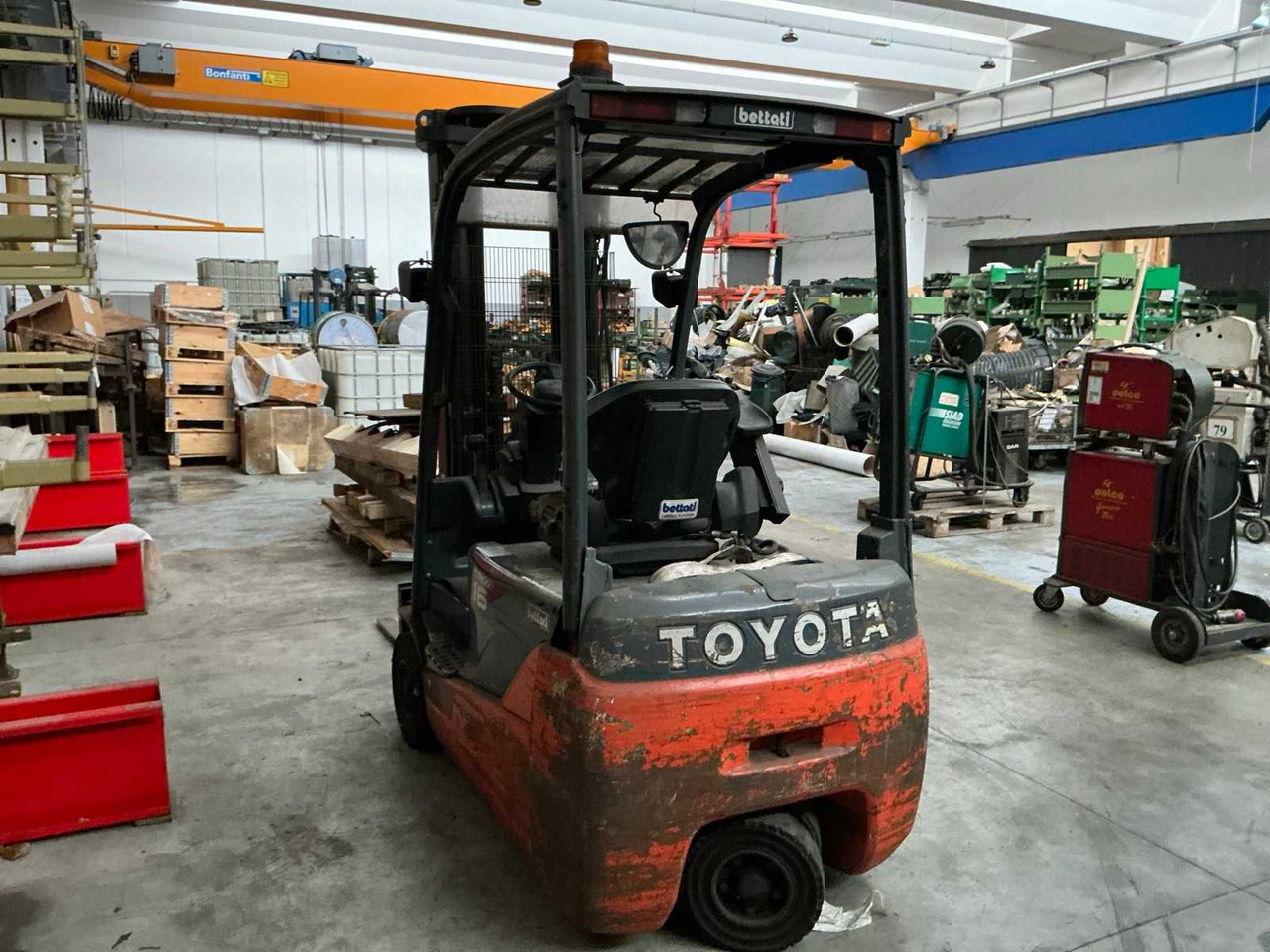 2010 TOYOTA 8FBET16 FORKLIFT - Villás targonca: 5 kép. 2010 TOYOTA 8FBET16 FORKLIFT - Villás targonca: 5 kép.