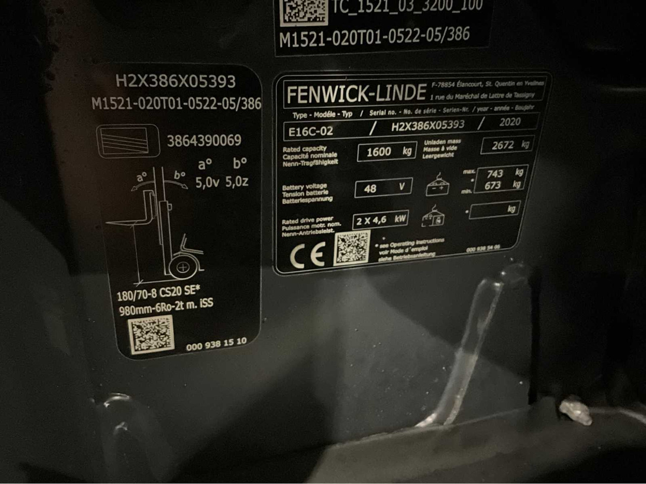 Villás targonca 2020 LINDE E16-02 1600KG 4888HOURS FORKLIFT: 17 kép.