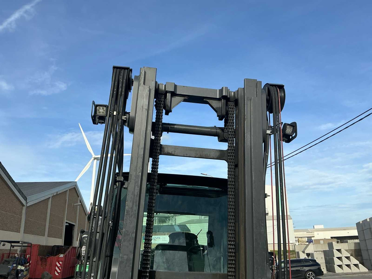 Villás targonca 2020 LINDE E80-01/900 FORKLIFT: 10 kép.