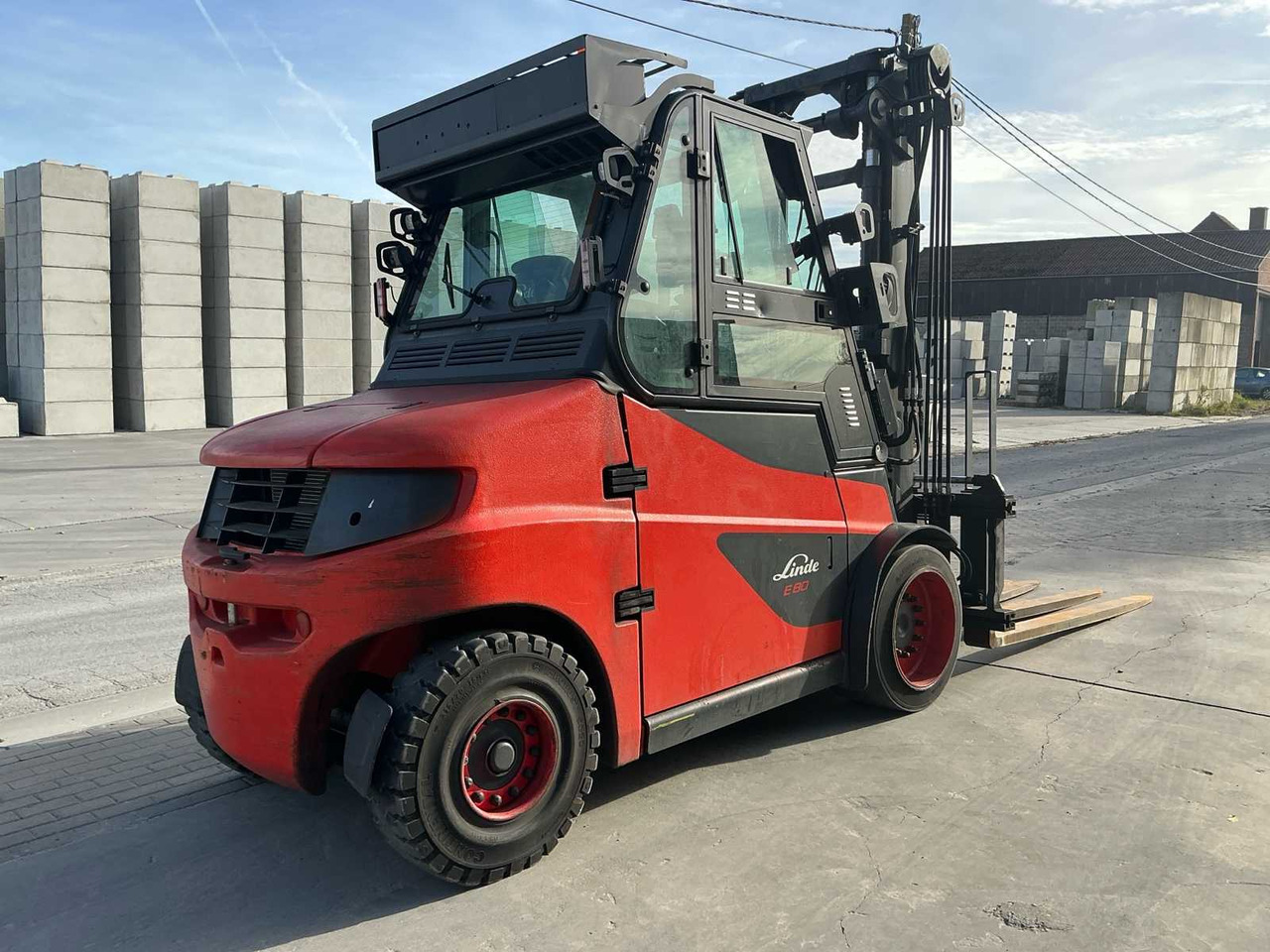 Villás targonca 2020 LINDE E80-01/900 FORKLIFT: 7 kép.