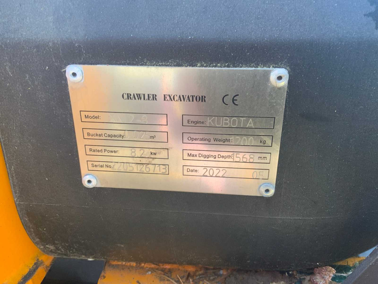 Minikotró Crawler Excavator XN12-8: 14 kép.