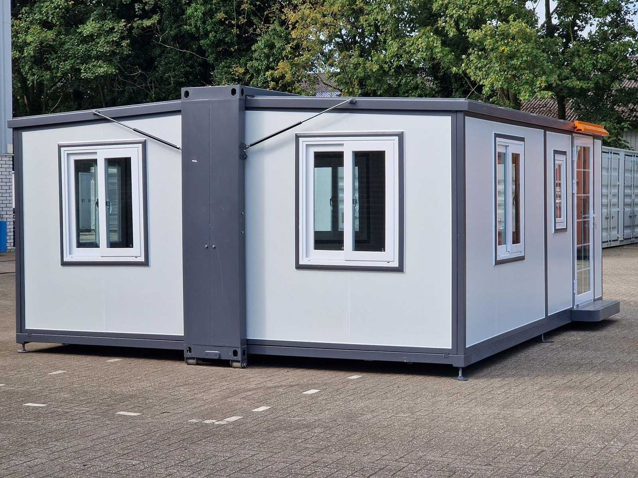 2025 - mobile living unit / office 28m2 - Cserefelépítmény/ Konténer: 4 kép. 2025 - mobile living unit / office 28m2 - Cserefelépítmény/ Konténer: 4 kép.