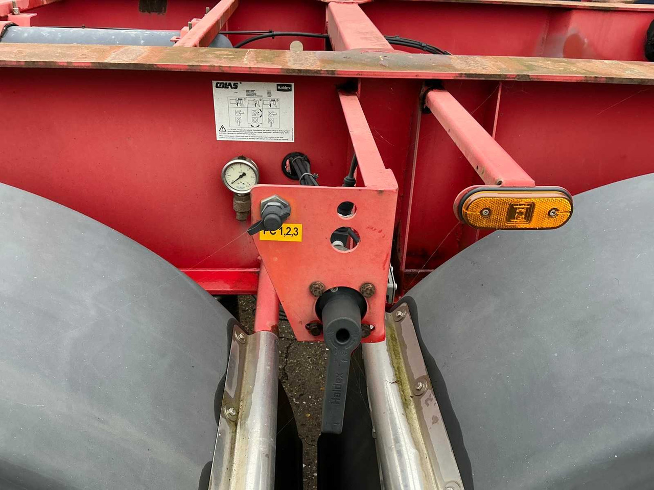 Félpótkocsi 2008 LAG O-2-30 KC TIPPER CONTAINER CHASSIS SEMI-TRAILER: 12 kép.