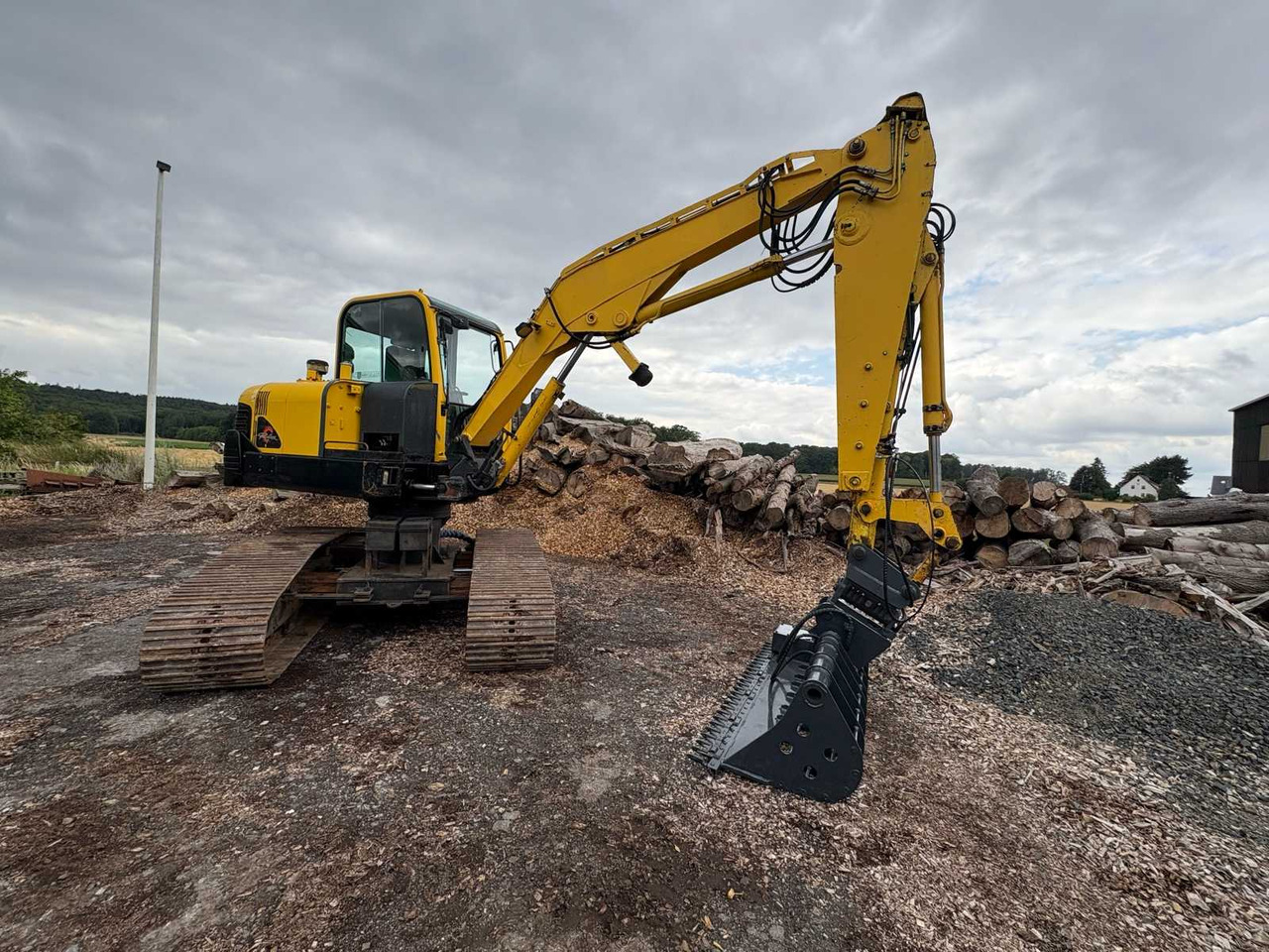 Hyundai Robex 55-7 - Lánctalpas kotró: 4 kép. Hyundai Robex 55-7 - Lánctalpas kotró: 4 kép.