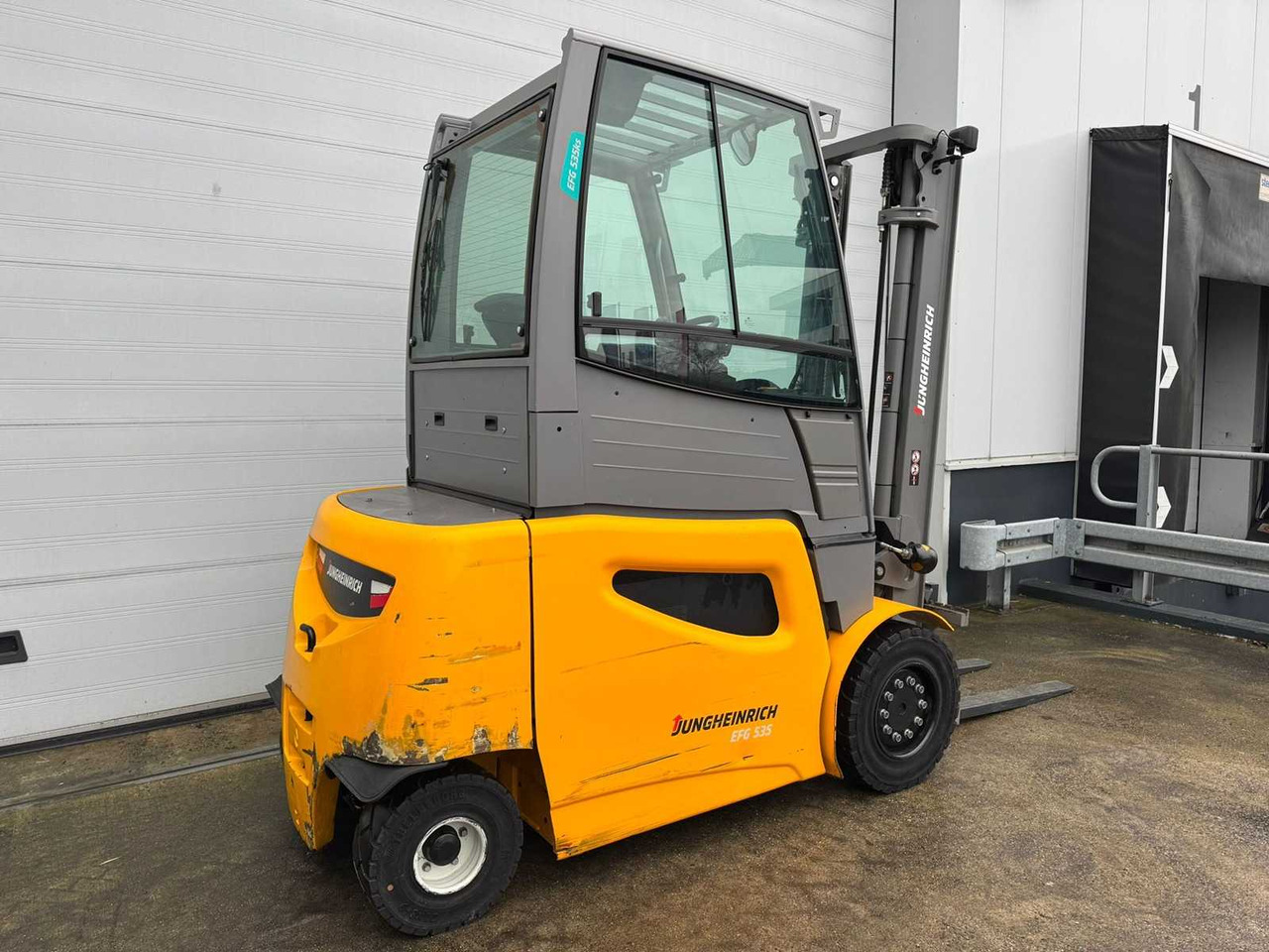JUNGHEINRICH - 2016 - EFG-535-KS - FORKLIFT TRUCK - Villás targonca: 4 kép. JUNGHEINRICH - 2016 - EFG-535-KS - FORKLIFT TRUCK - Villás targonca: 4 kép.