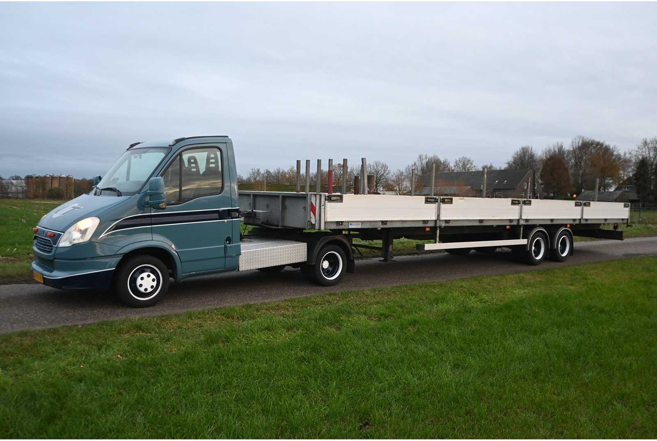 IVECO DAILY 35C17 300 BE-TRACTOR WITH BUNK BU7500 - 10 METER TRAILER - Kisteherautó: 2 kép. IVECO DAILY 35C17 300 BE-TRACTOR WITH BUNK BU7500 - 10 METER TRAILER - Kisteherautó: 2 kép.