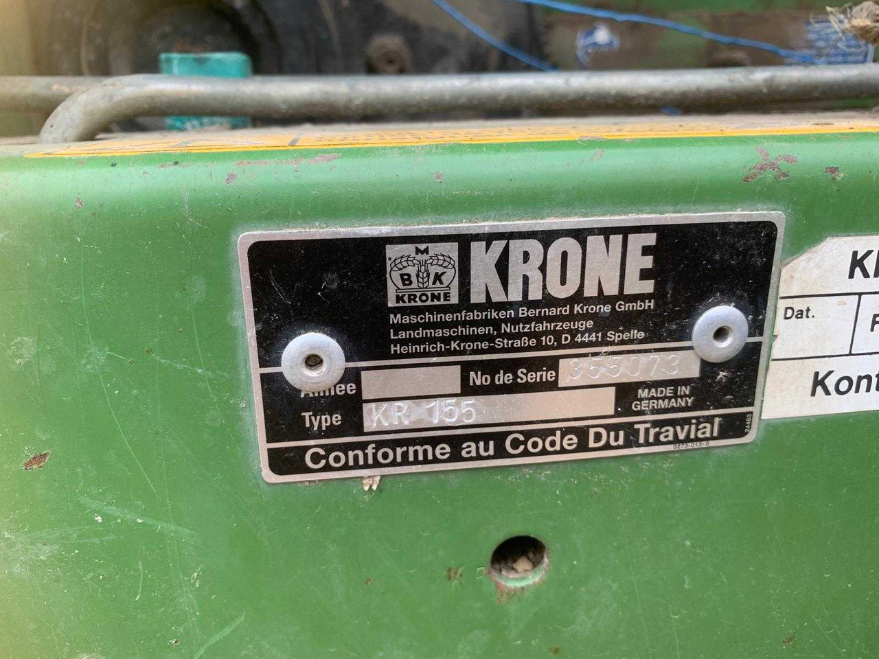 Krone KR 155 - Bálázó: 3 kép. Krone KR 155 - Bálázó: 3 kép.