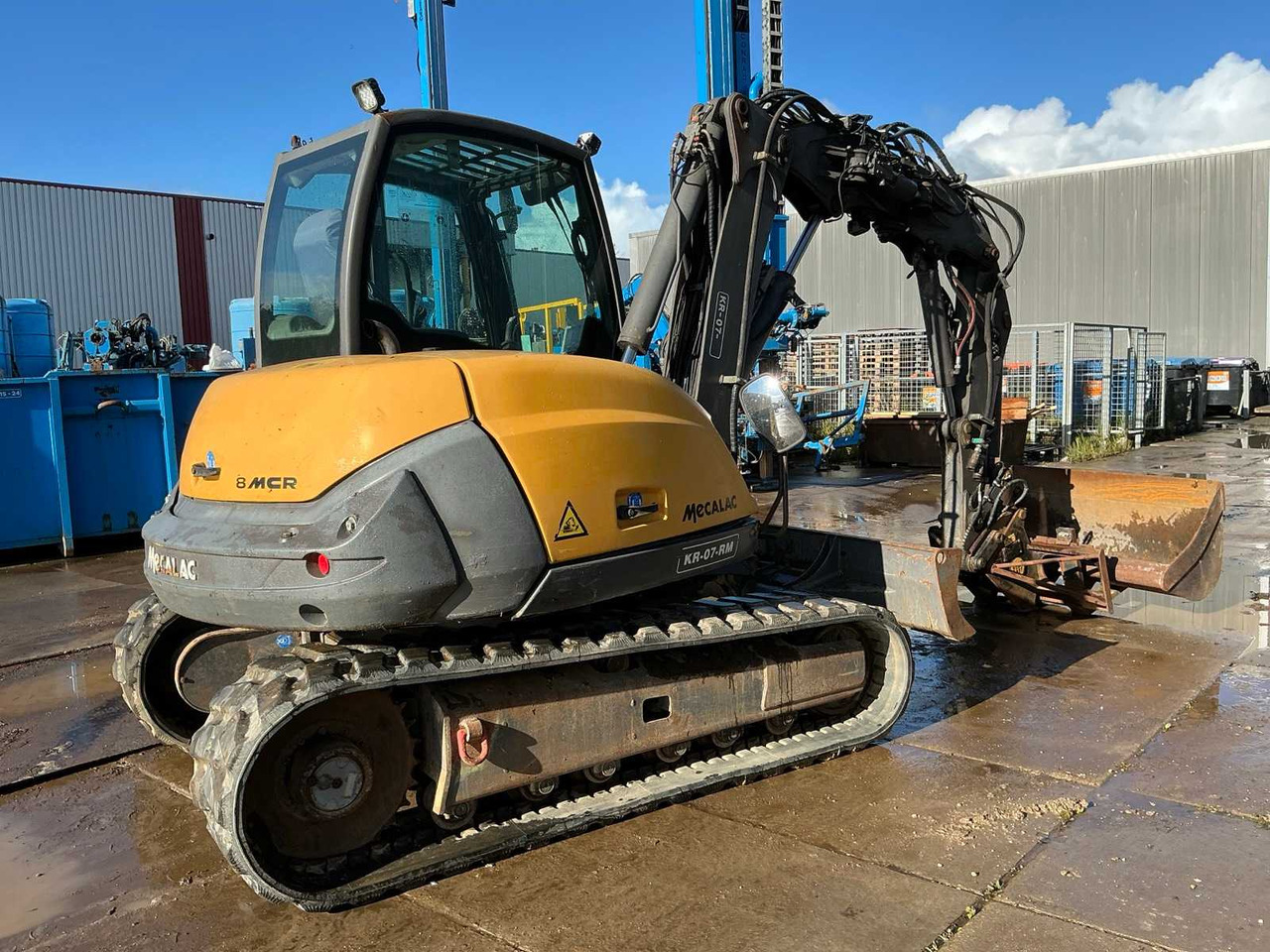 Mecalac 2010 MECALAC 8MCR CRAWLER EXCAVATOR - Lánctalpas kotró: 5 kép. Mecalac 2010 MECALAC 8MCR CRAWLER EXCAVATOR - Lánctalpas kotró: 5 kép.