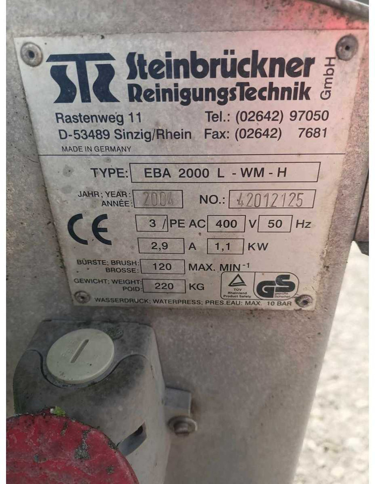 Steinbruckner EBA 2000L - Mezőgazdasági gépek: 5 kép. Steinbruckner EBA 2000L - Mezőgazdasági gépek: 5 kép.