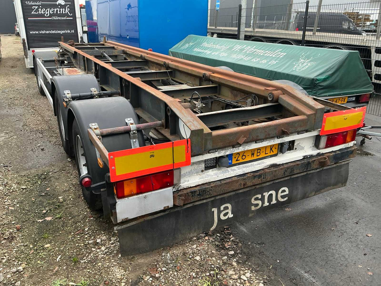 2008 GS AIC-2700N CONTAINER TRAILER - Pótkocsi: 1 kép. 2008 GS AIC-2700N CONTAINER TRAILER - Pótkocsi: 1 kép.