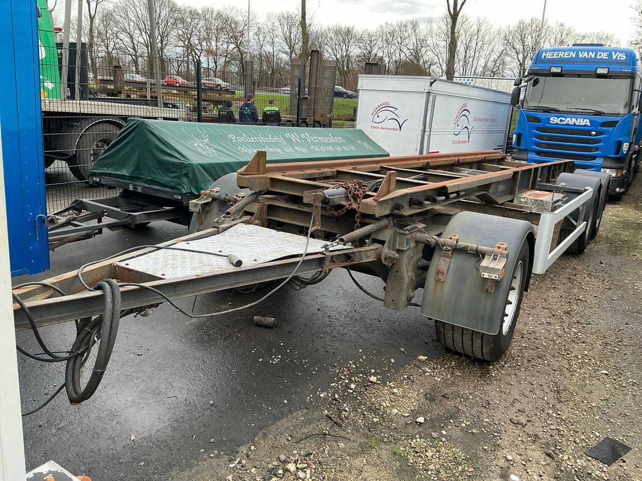 2008 GS AIC-2700N CONTAINER TRAILER - Pótkocsi: 4 kép. 2008 GS AIC-2700N CONTAINER TRAILER - Pótkocsi: 4 kép.