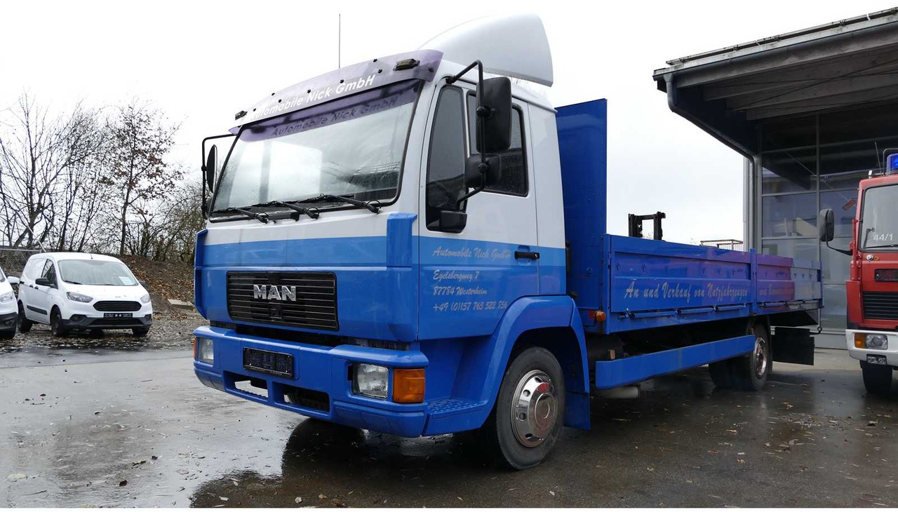 MAN - L 2000 TOW TRUCK - FLATBED - MACHINE TRANSPORTER - 1999 - TRUCKS - Teherautó: 1 kép. MAN - L 2000 TOW TRUCK - FLATBED - MACHINE TRANSPORTER - 1999 - TRUCKS - Teherautó: 1 kép.