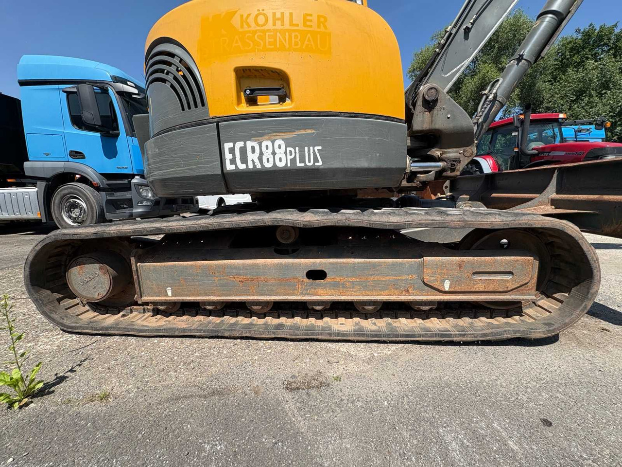Lánctalpas kotró Volvo ECR88 Plus: 13 kép.