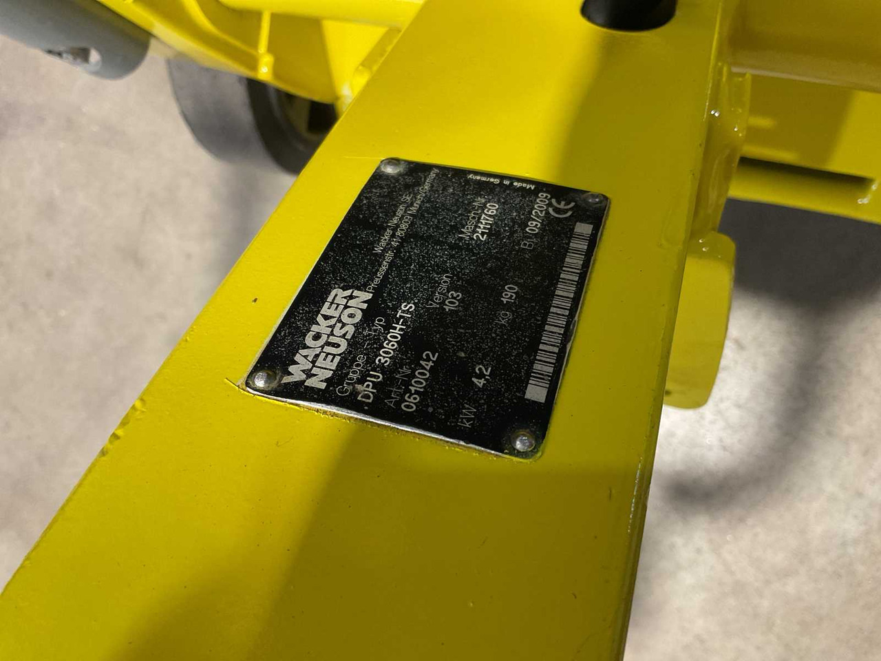 Wacker Neuson DPU3060 - Lapvibrátor: 4 kép. Wacker Neuson DPU3060 - Lapvibrátor: 4 kép.
