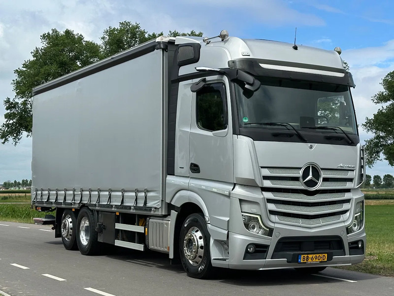 Mercedes-Benz Actros ACTROS 2545LL EURO6. 2021. Schuifzeil Bakwagen met Laadklep. - Ponyvás teherautó: 2 kép. Mercedes-Benz Actros ACTROS 2545LL EURO6. 2021. Schuifzeil Bakwagen met Laadklep. - Ponyvás teherautó: 2 kép.