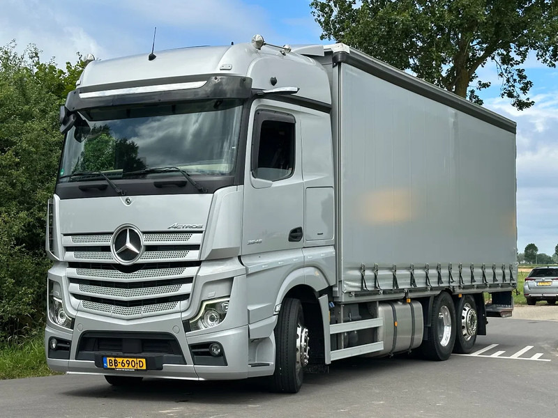 Mercedes-Benz Actros ACTROS 2545LL EURO6. 2021. Schuifzeil Bakwagen met Laadklep. - Ponyvás teherautó: 1 kép. Mercedes-Benz Actros ACTROS 2545LL EURO6. 2021. Schuifzeil Bakwagen met Laadklep. - Ponyvás teherautó: 1 kép.
