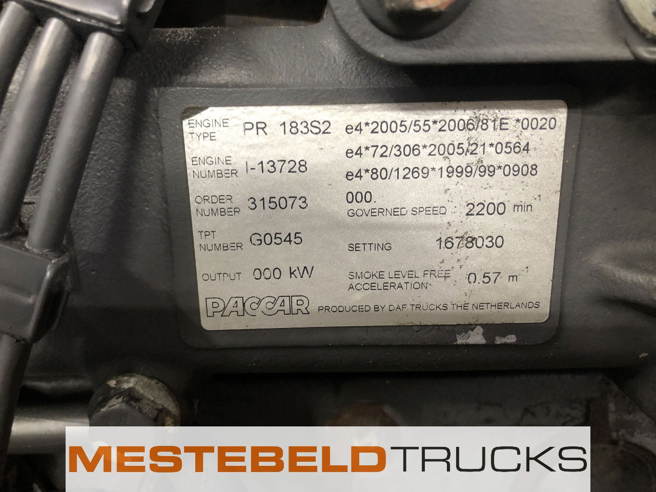 DAF Motor PR 183 S2 - Motor - Teherautó: 5 kép. DAF Motor PR 183 S2 - Motor - Teherautó: 5 kép.