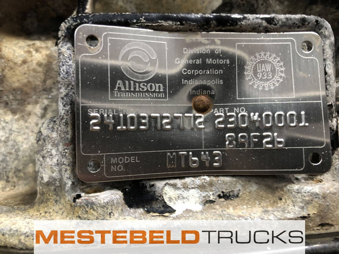 DAF Versnellingsbak Allison MT643 - Sebességváltó és alkatrészek - Teherautó: 5 kép. DAF Versnellingsbak Allison MT643 - Sebességváltó és alkatrészek - Teherautó: 5 kép.