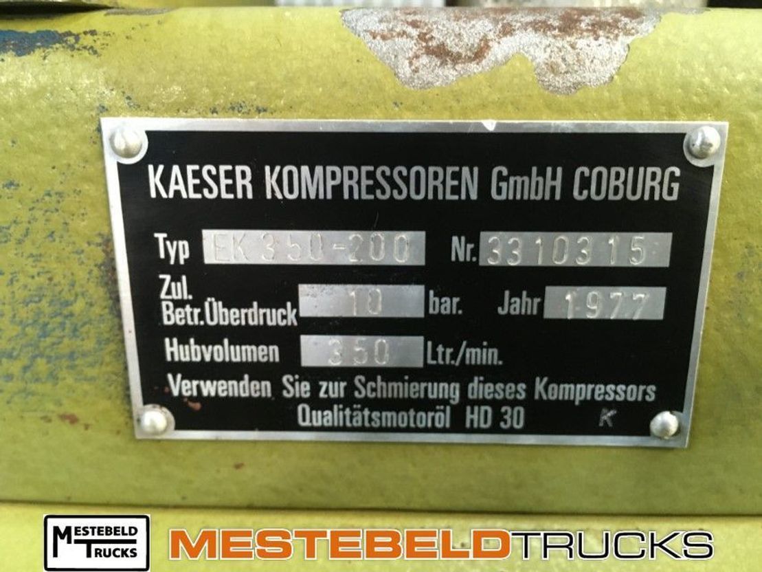 Keaser Compressor type 216053 - Kompresszor, sűrített levegő rendszer - Teherautó: 3 kép. Keaser Compressor type 216053 - Kompresszor, sűrített levegő rendszer - Teherautó: 3 kép.