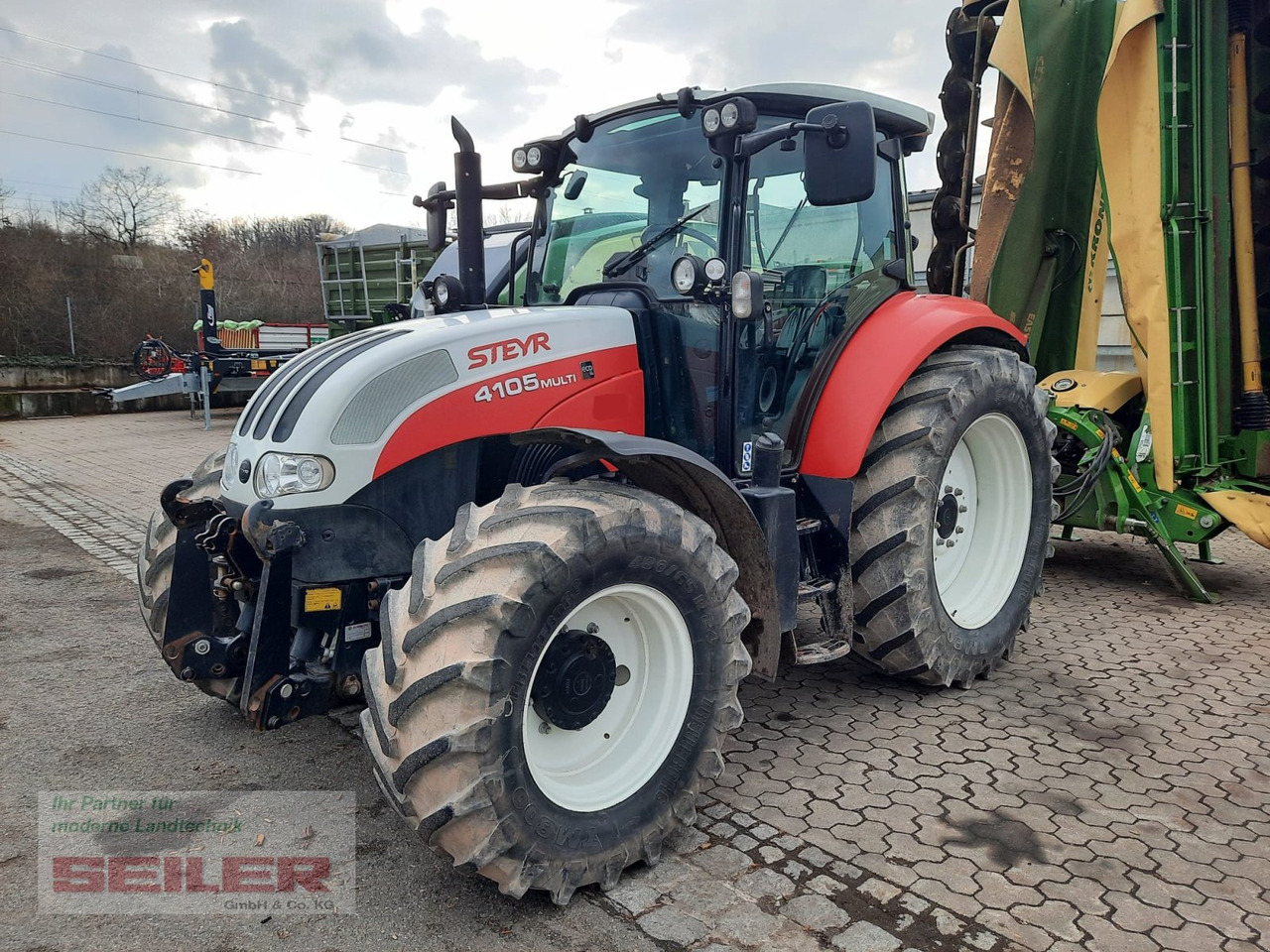 Steyr Multi 4105 EcoTech - Traktor: 1 kép. Steyr Multi 4105 EcoTech - Traktor: 1 kép.