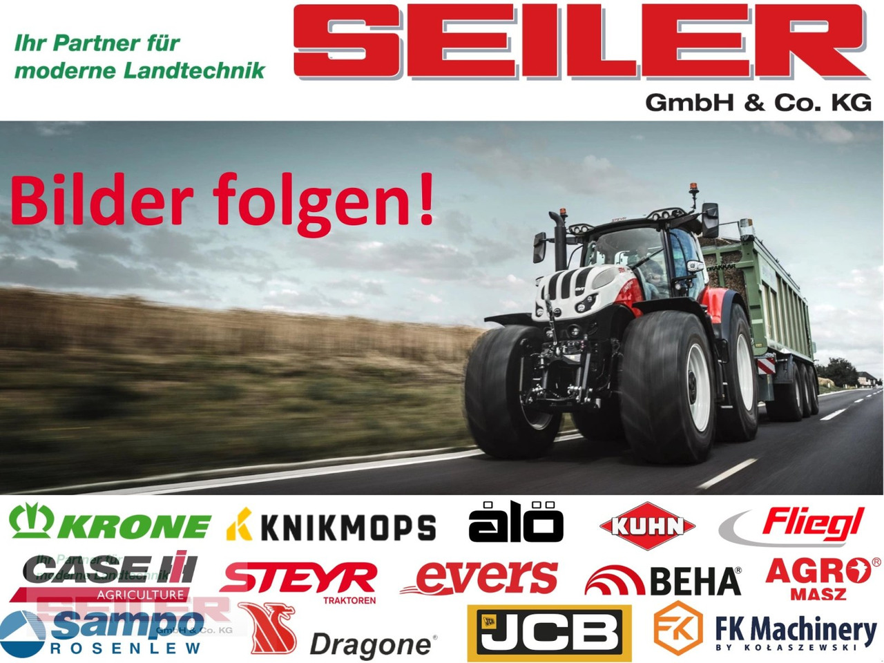 Steyr Profi 4130 CVT + Frontlader Q56 - Traktor: 5 kép. Steyr Profi 4130 CVT + Frontlader Q56 - Traktor: 5 kép.