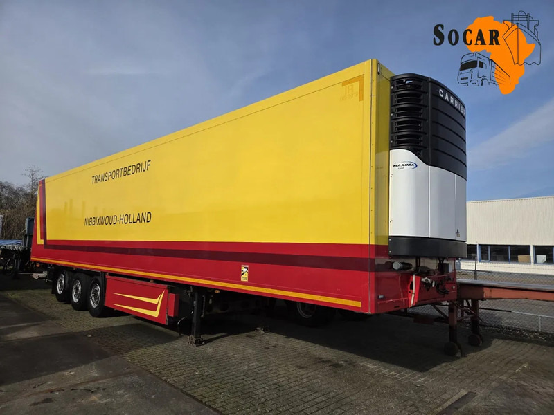 Krone SD, SAF, Carrier Maxima 1300, low Hours, TUV 02-2026, NL Trailer - Félpótkocsi hűtős: 1 kép. Krone SD, SAF, Carrier Maxima 1300, low Hours, TUV 02-2026, NL Trailer - Félpótkocsi hűtős: 1 kép.