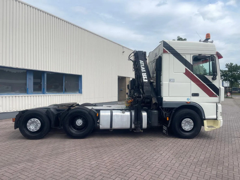 DAF XF 95.380 6X2 Manual-Gear 15T Crane Euro 3 - Nyergesvontató: 2 kép. DAF XF 95.380 6X2 Manual-Gear 15T Crane Euro 3 - Nyergesvontató: 2 kép.