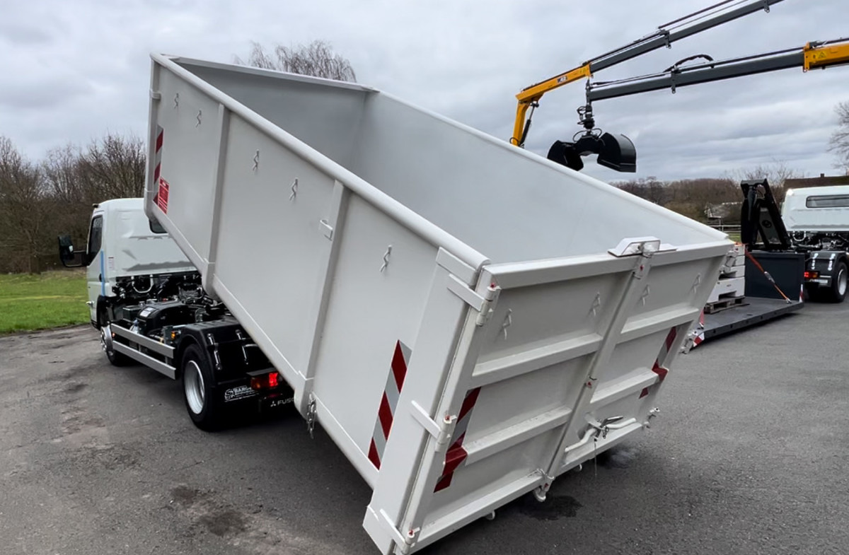 Új Pótkocsi cserefelépítményes Abrollcontainer City L4.0m x B2.15m x H1.5m: 1 kép.