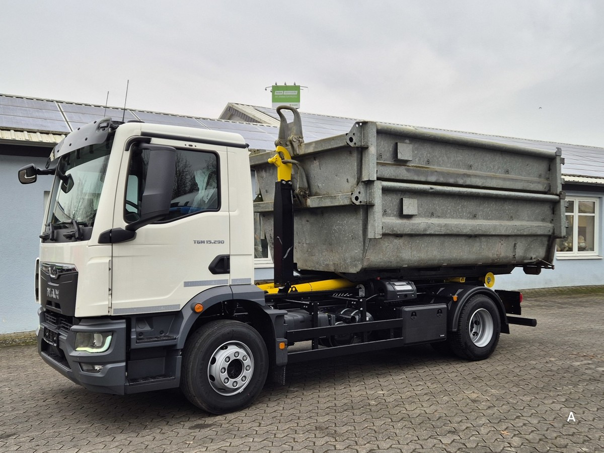 Pótkocsi cserefelépítményes Abrollcontainer verzinkt, stapelbar, 1570mm 4.0m: 8 kép.