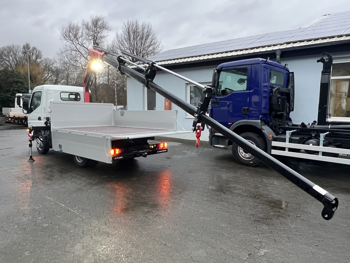 FUSO 3S15 Alu Pritsche 2.80m Ladekran Funk! sofort ve - Platós teherautó, Darus autó: 4 kép. FUSO 3S15 Alu Pritsche 2.80m Ladekran Funk! sofort ve - Platós teherautó, Darus autó: 4 kép.