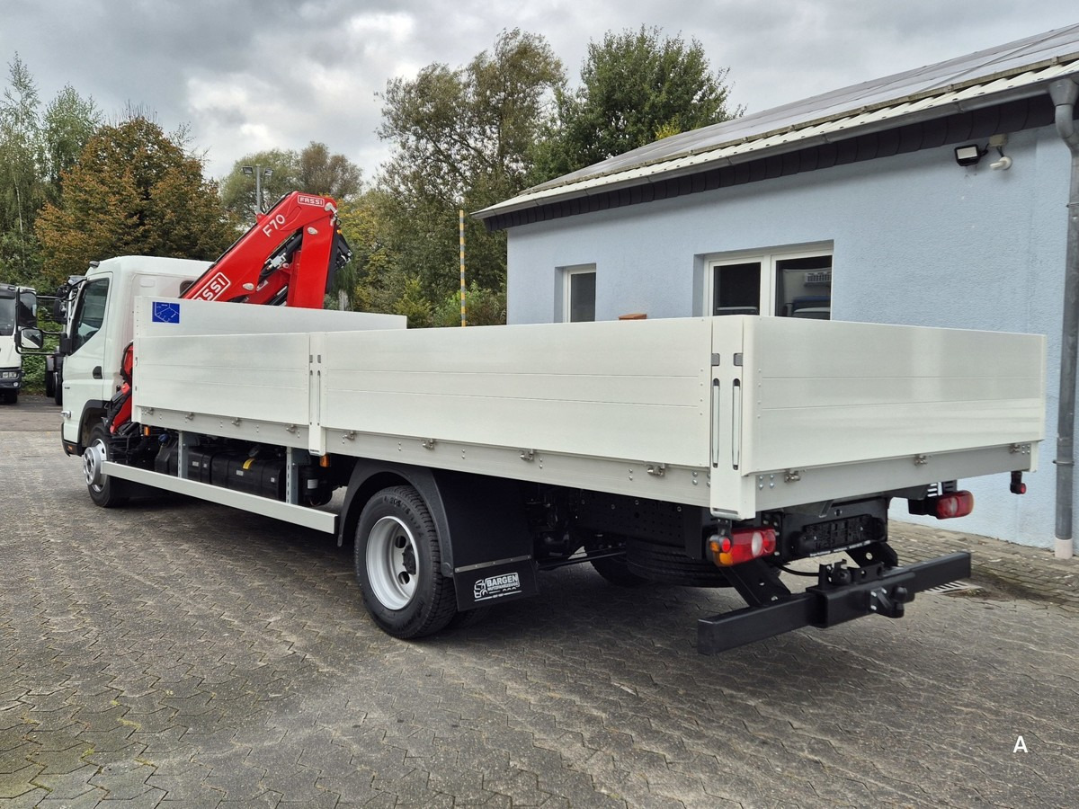 Új Platós kisteherautó FUSO FUSO 9C18 Canter Alu Pritsche 5.5m Kran 3x hydr.: 12 kép.