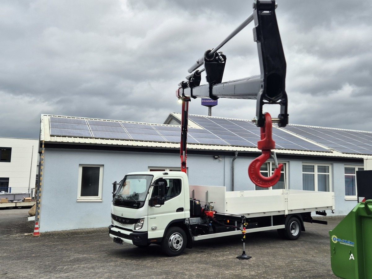 Új Platós kisteherautó FUSO FUSO 9C18 Canter Alu Pritsche 5.5m Kran 3x hydr.: 7 kép.