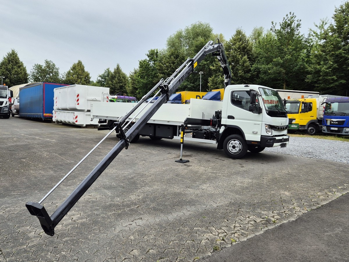 FUSO FUSO 9C18 Canter Alu Pritsche 5.5m Kran 3x hydr. - Platós kisteherautó: 5 kép. FUSO FUSO 9C18 Canter Alu Pritsche 5.5m Kran 3x hydr. - Platós kisteherautó: 5 kép.