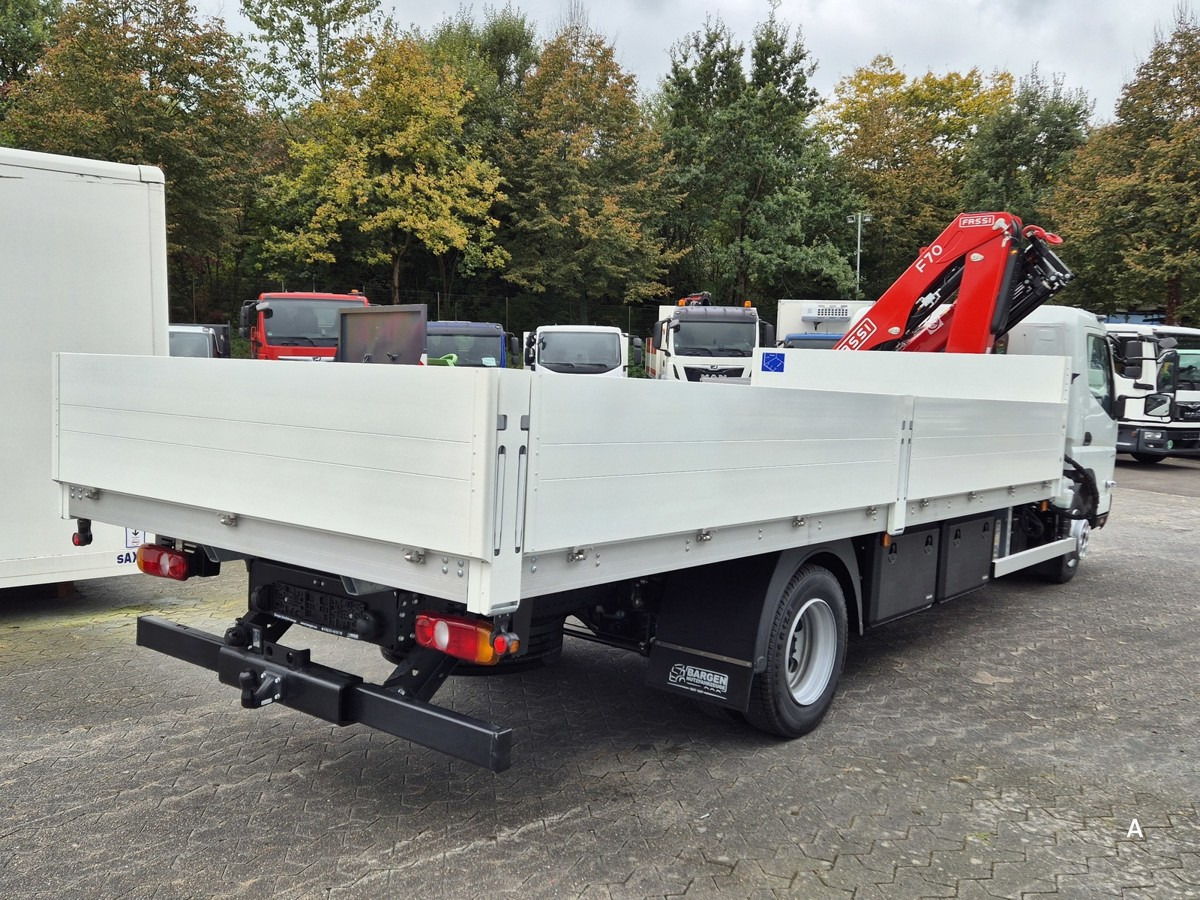 Új Platós kisteherautó FUSO FUSO 9C18 Canter Alu Pritsche 5.5m Kran 3x hydr.: 15 kép.