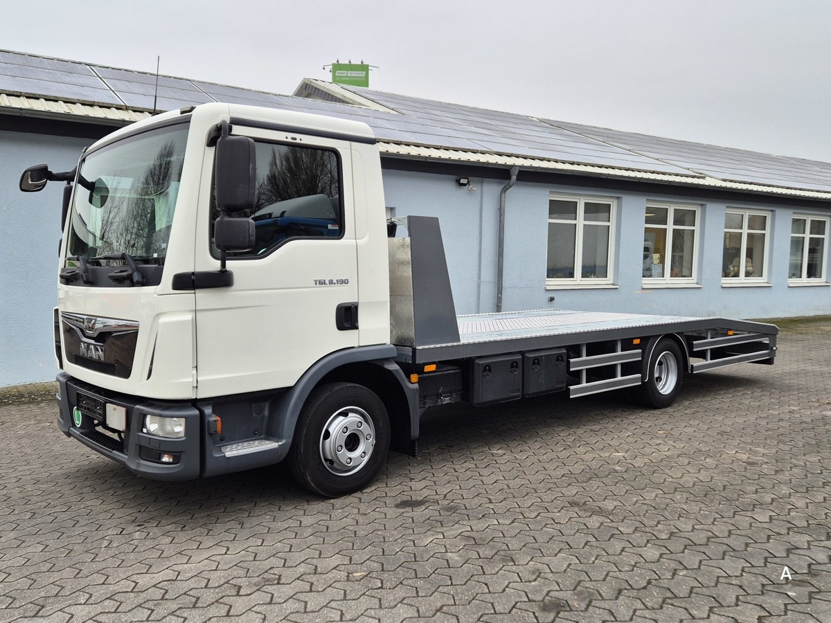 MAN TGL 8.190 BL Autotransporter 76tkm! AHK 3.5T - Autószállító teherautó, Kisteherautó: 1 kép. MAN TGL 8.190 BL Autotransporter 76tkm! AHK 3.5T - Autószállító teherautó, Kisteherautó: 1 kép.