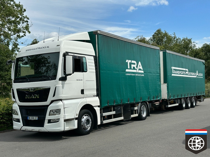 MAN TGX 18 440 NIGHT A/C - RETARDER - COMBI FREUHAUF - Ponyvás teherautó: 1 kép. MAN TGX 18 440 NIGHT A/C - RETARDER - COMBI FREUHAUF - Ponyvás teherautó: 1 kép.