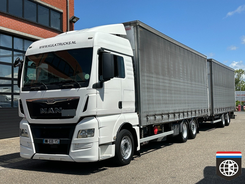 MAN TGX 26.480 RETARDER - NIGHT A/C - 130M3 COMBINATION - Ponyvás teherautó: 2 kép. MAN TGX 26.480 RETARDER - NIGHT A/C - 130M3 COMBINATION - Ponyvás teherautó: 2 kép.