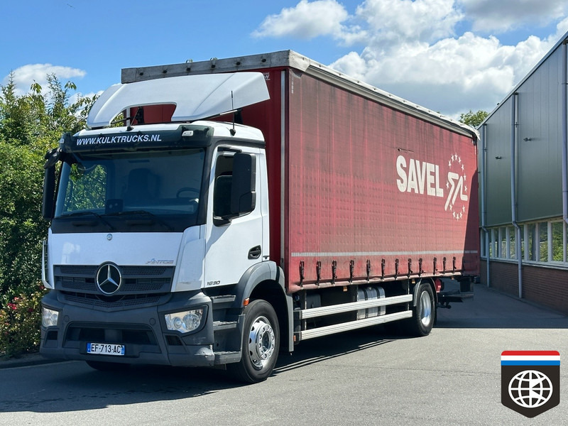 Mercedes-Benz ANTOS 1830 / CURTAIN SIDE / SLIDE ROOF / TAIL LIFT - Ponyvás teherautó: 1 kép. Mercedes-Benz ANTOS 1830 / CURTAIN SIDE / SLIDE ROOF / TAIL LIFT - Ponyvás teherautó: 1 kép.