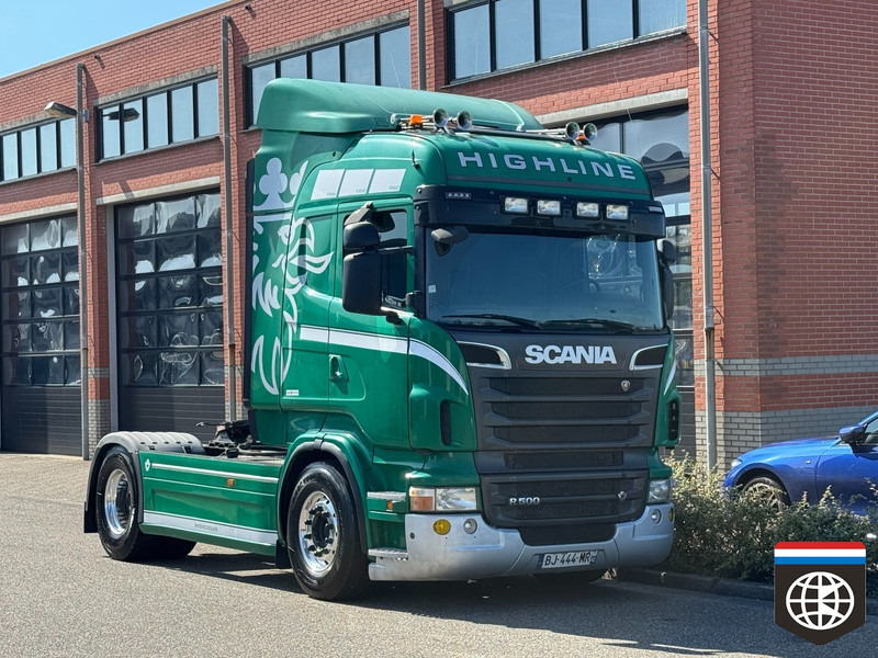 Scania R 500 Highline - MANUAL - RETARDER - PTO - CONCOURSTAAT - Nyergesvontató: 2 kép. Scania R 500 Highline - MANUAL - RETARDER - PTO - CONCOURSTAAT - Nyergesvontató: 2 kép.