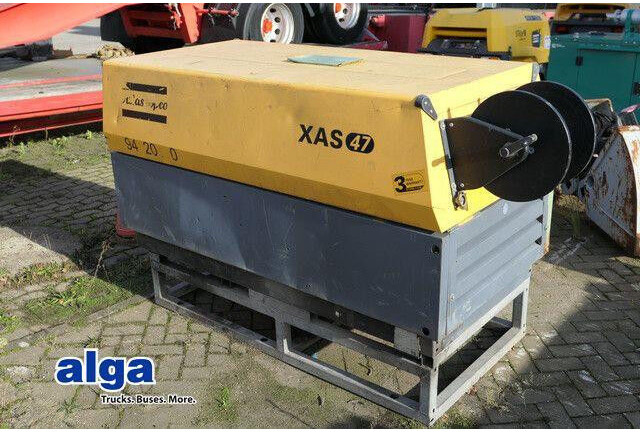 Atlas-Copco XAS 47 DD, 7bar, Kubota, Kompressor, Generator - Légkompresszor: 1 kép. Atlas-Copco XAS 47 DD, 7bar, Kubota, Kompressor, Generator - Légkompresszor: 1 kép.