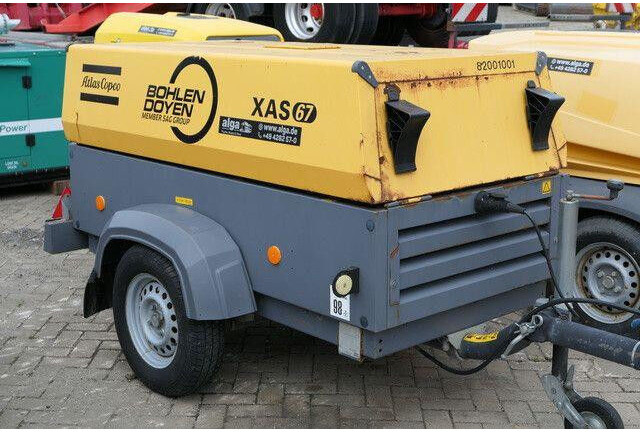 Atlas-Copco XAS 67, Kompressor, Deutz, Wenig Std., TOP - Légkompresszor: 4 kép. Atlas-Copco XAS 67, Kompressor, Deutz, Wenig Std., TOP - Légkompresszor: 4 kép.