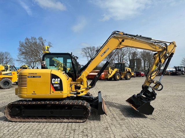 CAT 308E2 CR, Tilt Oil Quick, S.W.S, Gummikette, ZSA - Lánctalpas kotró: 3 kép. CAT 308E2 CR, Tilt Oil Quick, S.W.S, Gummikette, ZSA - Lánctalpas kotró: 3 kép.