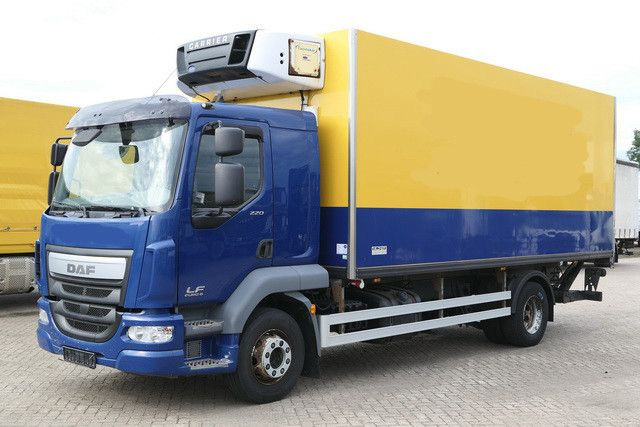 DAF LF 220 FA/6,10 m. lang/Carrier Supra 550/Luftfed - Hűtős teherautó: 3 kép. DAF LF 220 FA/6,10 m. lang/Carrier Supra 550/Luftfed - Hűtős teherautó: 3 kép.