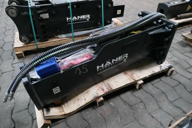 Häner HGS 600/75, Hydraulikhammer,Aufbruchhammer - Hidraulikus törőfej - Lánctalpas kotró: 2 kép. Häner HGS 600/75, Hydraulikhammer,Aufbruchhammer - Hidraulikus törőfej - Lánctalpas kotró: 2 kép.